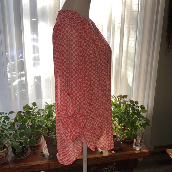 Bright Springy Tacera Semi-Sheer Blouse - Picture 2 of 7